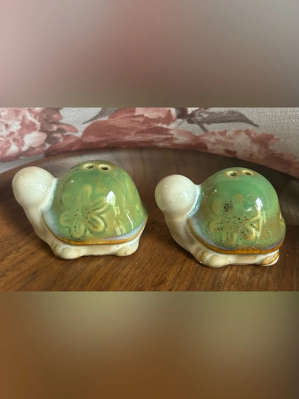 🐕3/20 Ceramic Turtle Salt and Pepper Shaker Set
